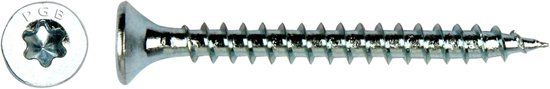 pgb-Europe PGB-FASTENERS Spaanplaatschroef VK-T Ø 4,0x30 Zn TX20 200 stuks