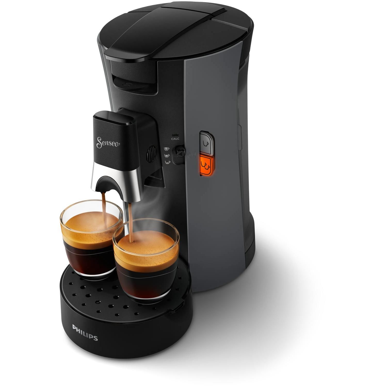 Senseo Philips Senseo Select CSA230/50 - Koffiepadmachine - Zwart/Grijs