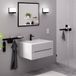 Hansgrohe Logis wastafelkraan 110 fine coolstart mat zwart 71255670