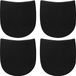 Dailygoods Stiefel Fersenpolster - 4 Stück - Gummi - Rutschfest - Schwarz