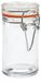 Orion Mini pot à conserve avec fermeture à levier - 70 ml - Carré - Verre - Hermétique