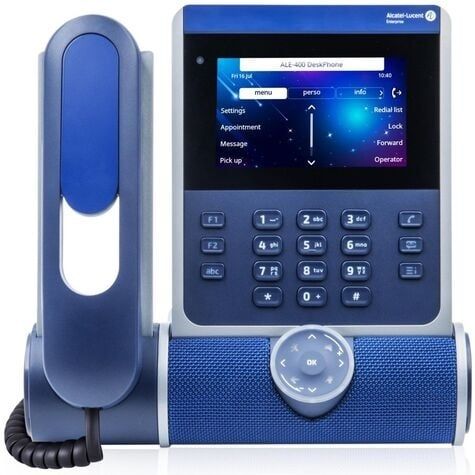 Alcatel-Lucent Enterprise ALE-400 - VoIP-telefoon - SRTP - Neptune Blue