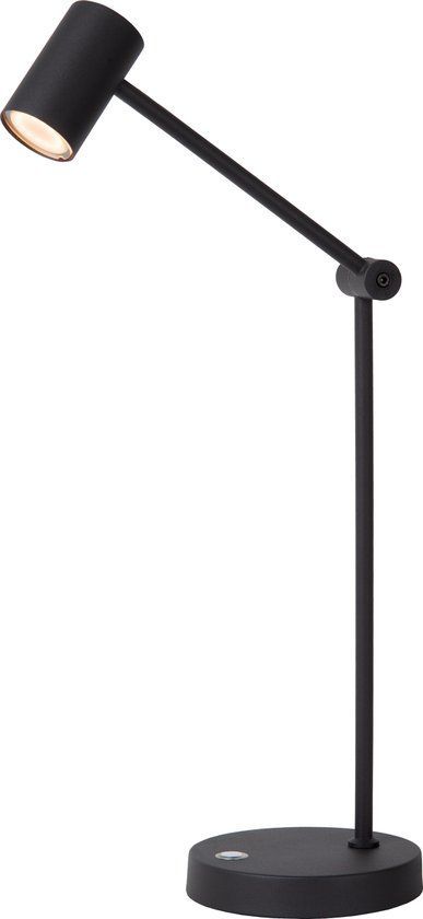 Lucide TIPIK - LED Tafellamp - Oplaadbaar - Zwart