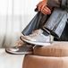 Woden Ronja Metallic Sneakers zilver Leer - Maat 38
