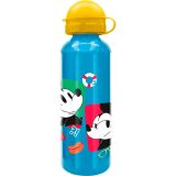 Tataway Disney Mickey Mouse blauwe kinderfles 530 ml met tuit en veiligheidsdop
