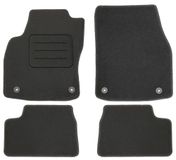 AD Tuning GmbH HG10905 velours pasvorm vloermatten set zwart automatten tapijten tapijten vloermatten