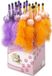 Ebi Canne à pêche Tickle Fun & 16 pièces - 40cm - Violet/Orange