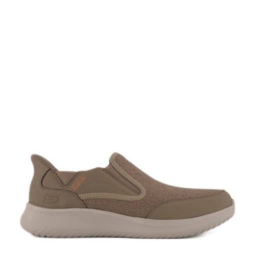 Skechers slip-on sneakers taupe