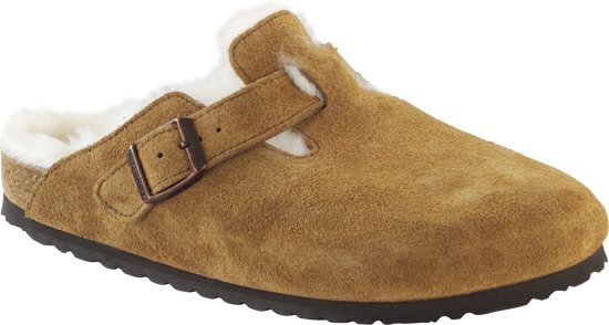 Birkenstock Boston Classic - Mink - Sloffen Unisex