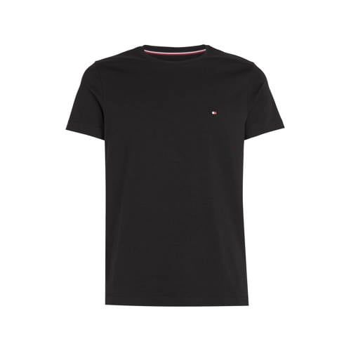 Tommy Hilfiger Slim Fit T-shirt met Logo Zwart