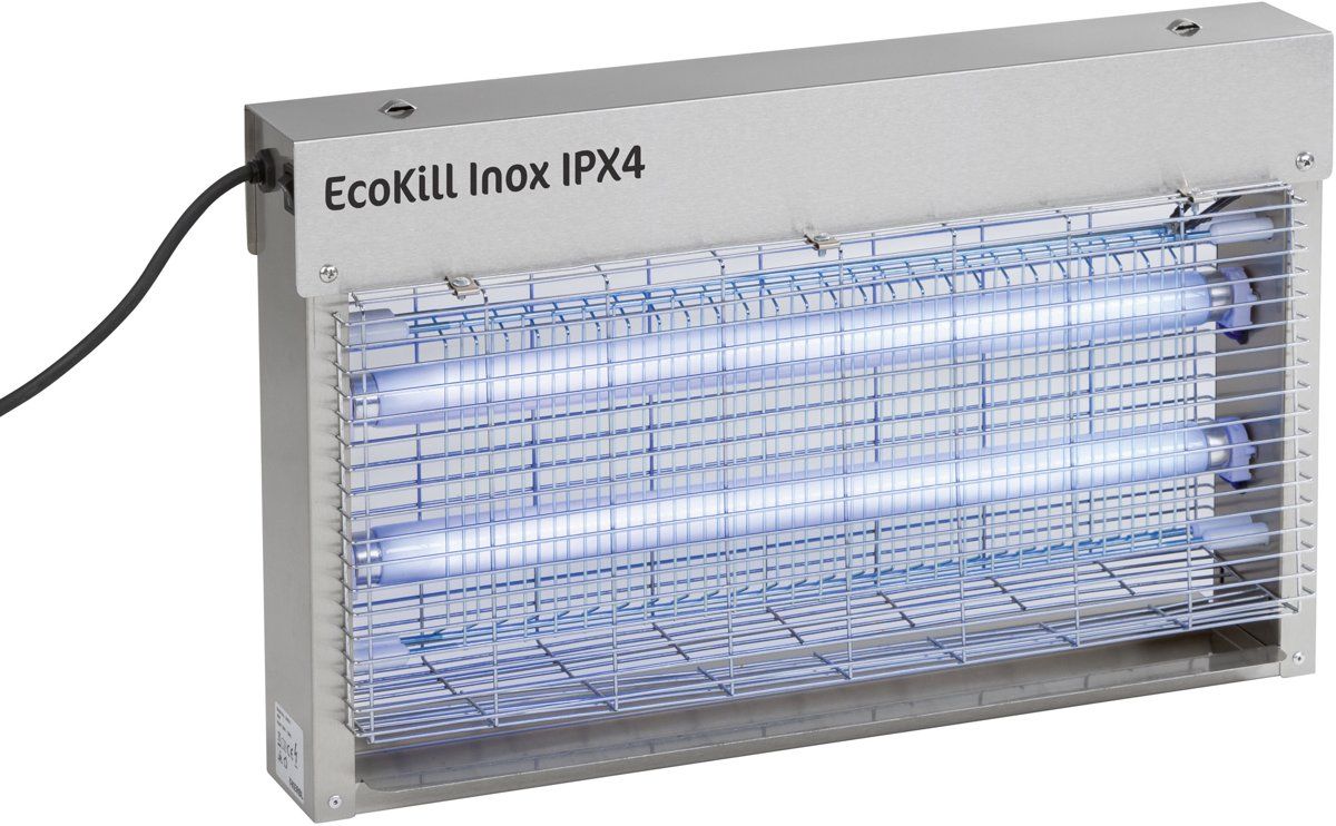 Kerbl Vliegendoder EcoKill Inox IPX4 - 2 x 15 watt
