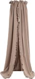 Baby's Only Sluier Calm baby & kinderkamer - Baby hemeltje - Geschikt voor wiegjes - Clay - 150 cm - Met lusjes voor decoratie accessoires