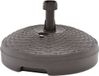 vidaXL Parasolvoet - Kunststof Rattan - 20L - Bruin