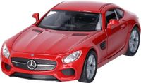 Welly Speelgoed Mercedes Benz auto - rood - die-cast metaal - 11 cm - Model AMG GT