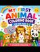 Happy Animals Coloring Book for Toddlers