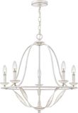 Quoizel LED Kroonluchter | 5X E14 Max 40W | Dimbaar | Antique White