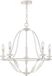 Quoizel LED Kroonluchter | 5X E14 Max 40W | Dimbaar | Antique White