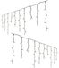 Lumineo IJspegel Kerstverlichting - 2x - Warm Wit - 750 cm - 175 LED