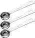 Solidchoice - Set van 3 RVS Theelepels en Meetlepels