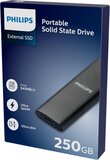 Philips Portable SSD 250 GB - USB 3.2 - Up to 540MB/s - USB-C - Antraciet