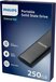 Philips Portable SSD 250 GB - USB 3.2 - Up to 540MB/s - USB-C - Antraciet