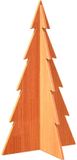 vidaXL Kerstboom 80 cm Massief Grenenhout Wasbruin