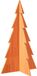 vidaXL Kerstboom 80 cm Massief Grenenhout Wasbruin