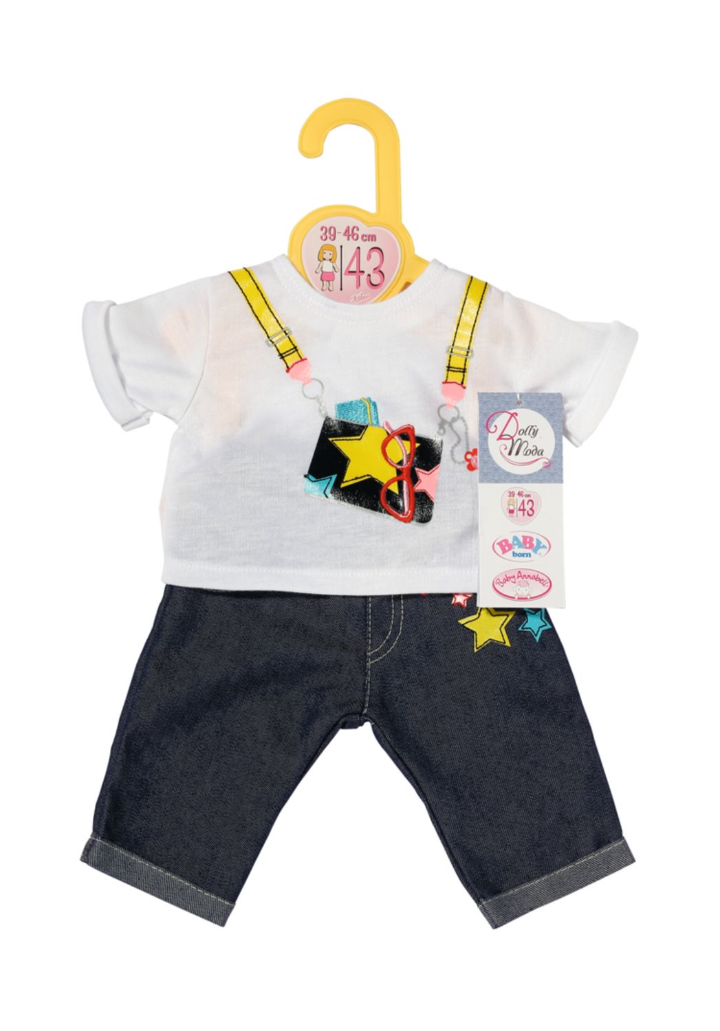 Zapf Creation Dolly Moda Spijkerbroek (43cm) - Accessoires voor poppen - Meerkleurig - 3+ jaar