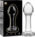 Nebula IBIZA™ NEBULA SERIES MODEL 2 ANAL PLUG BOROSILICATE GLASS 11 X 3.5 CM CLEAR