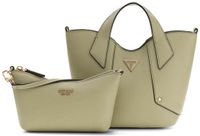 GUESS Darcy Mini Tote Handtas Schoudertas Sage Groengrijs