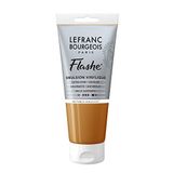 Lefranc Bourgeois 300506 Flashe Acryl- en Vinylverf, 80ml Tube, Deep Gold Iridescent