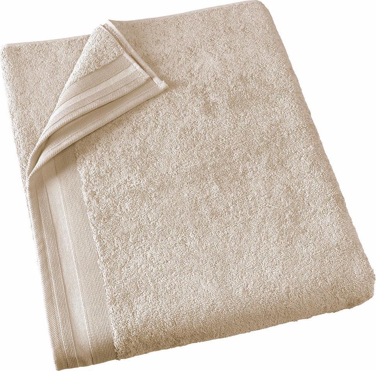 De Witte Lietaer Contessa Badlaken - 100x150 cm - Sand - Katoen