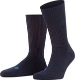 FALKE Walkie Ergo eenkleurig wol functioneel materiaal sokken unisex blauw - maat 42-43