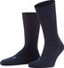 FALKE Walkie Ergo eenkleurig wol functioneel materiaal sokken unisex blauw - maat 42-43