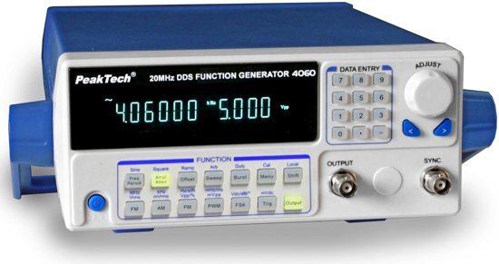 Peaktech 4060 MV DDS-functiegenerator 10 ÂµHz - 20 MHz