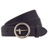 Tamaris Leren Riem Classic Belt W90 Black Zwart