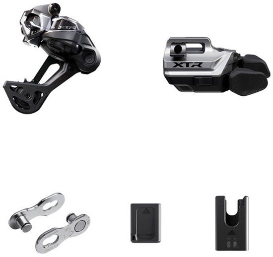 Shimano XTR M9250 Di2 RD-SGS SW-R Upgradekit Zilver