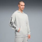 PUMA Grafische trainingshoodie voor heren S, Light Gray Heather