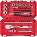 Milwaukee 38-delige dopsleutelset 1/4" in PACKOUT ready box 38-delig