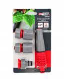 AWTOOLS Jeu de buses 4 pièces 1/2" ABS - Raccord rapide et réglable