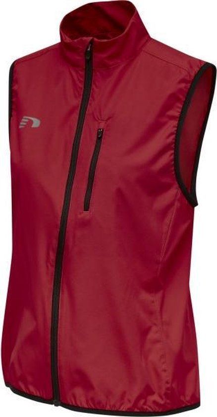 Newline Core Gilet Dames - sportjas - rood - maat S