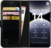 Rosso Element Wallet Book Case voor Xiaomi Redmi Note 14 Pro 4G - Zwart