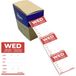 Avery-Zweckform DLDWEDREV-500 Multifunctionele etiketten 40 x 56 mm Papier Rood 1 stuk(s) Weer verwijderbaar Handschriften