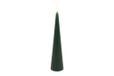 Countryfield bougie conique LED rustique jouet décoration 25cm vert