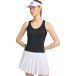 Adidas Club Midi Mouwloos T-shirt Zwart S Vrouw