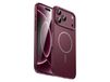 IM-CHEN Coque iPhone 18 Pro Max, Compatible 17 Pro Max Bord Dissipation Thermique, Anneau Magnétique MagSafe, Version Fine, Bordeaux, 1 Pièce