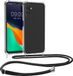 kwmobile Samsung Galaxy A15 5G hoesje met telefoonkoord - Back cover noir / transparent