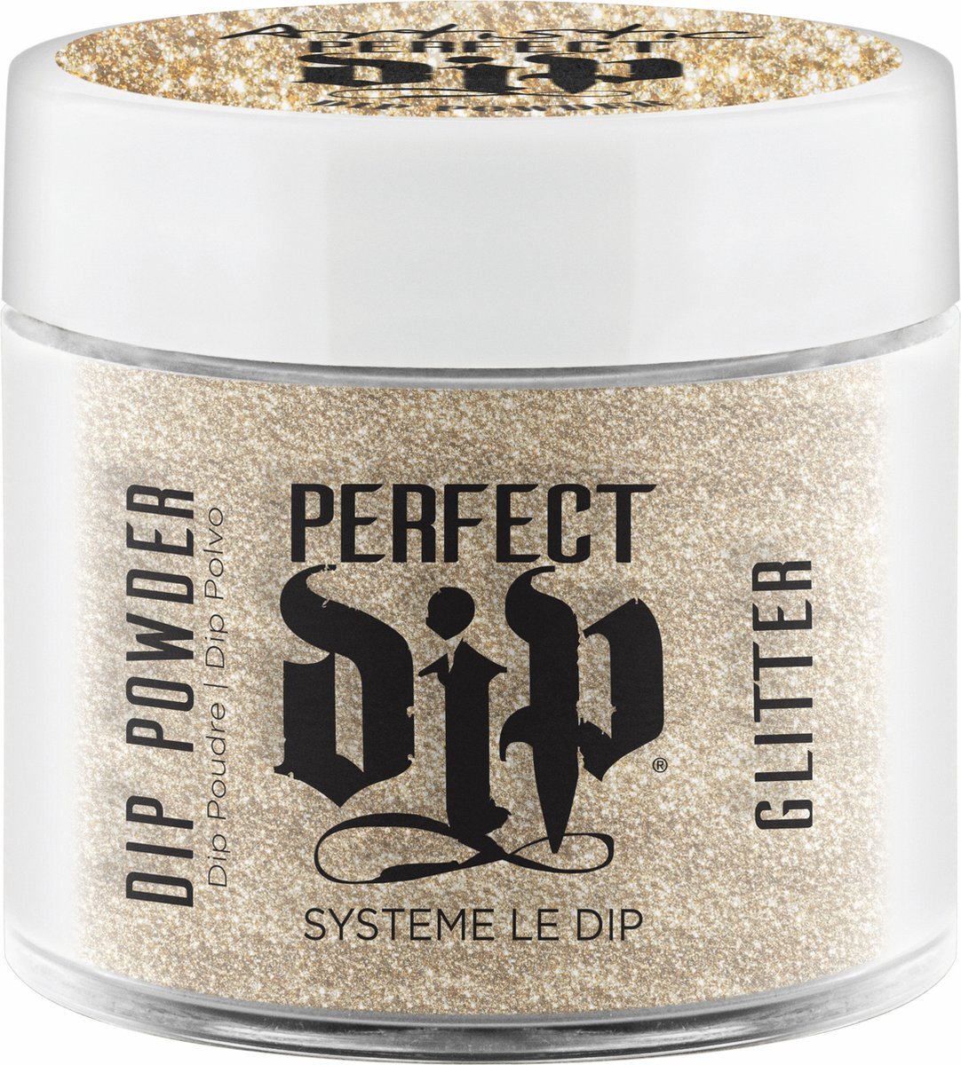 Artistic Nail design Perfect Dip Poeder 'GLAMOROUS' (Goud Glitter)