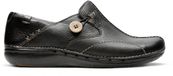 Clarks Dames Instappers - Zwart - Maat 40.5
