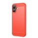 Mofi Coque iPhone 18 en TPU - Fibre de Carbone - Rouge